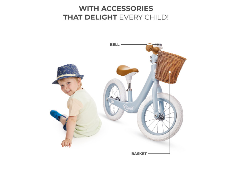 Біговел Kinderkraft Rapid 2 Blue Breeze (KRRAPI02BLU0000), Фото 5