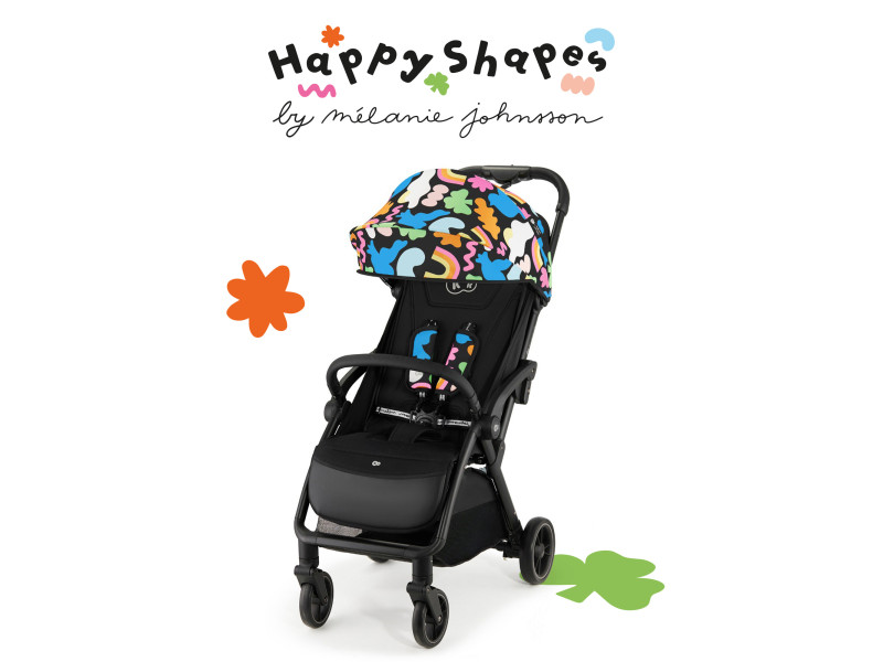 Прогулочная коляска Kinderkraft Apino Happy Shapes (KSAPIN00HAP0000), Фото 6
