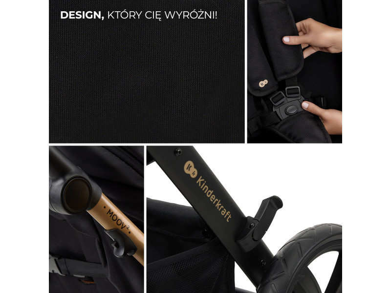 Універсальна коляска 3 в 1 Kinderkraft Moov 2 Pure Black (KSMOOV02BLKEV00), Фото 21