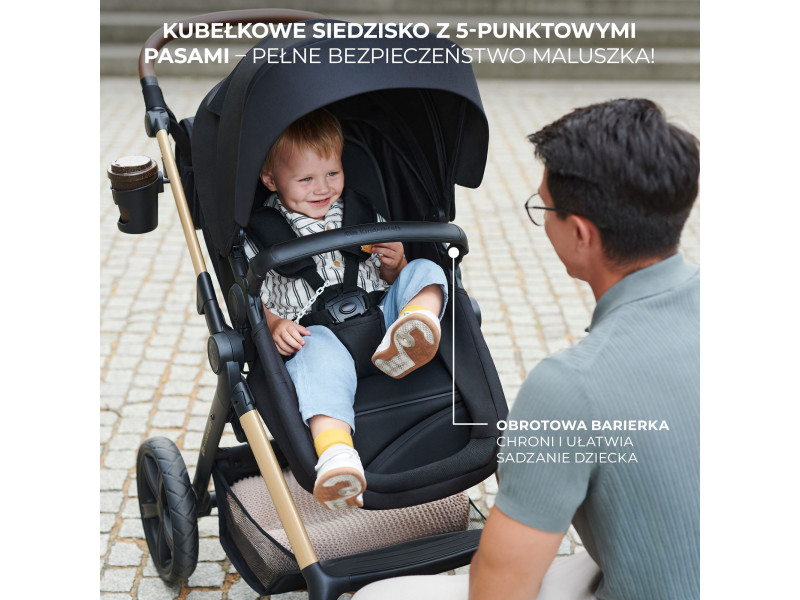 Універсальна коляска 3 в 1 Kinderkraft Moov 2 Pure Black (KSMOOV02BLKEV00), Фото 24