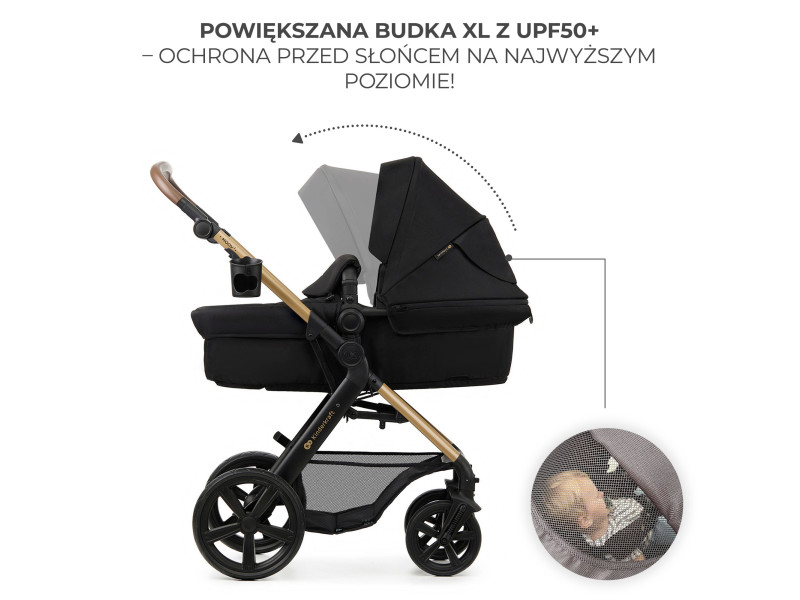 Універсальна коляска 3 в 1 Kinderkraft Moov 2 Pure Black (KSMOOV02BLKEV00), Фото 5