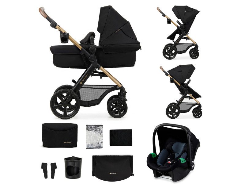 Универсальная коляска 3 в 1 Kinderkraft Moov 2 Pure Black (KSMOOV02BLKEV00), Фото 1