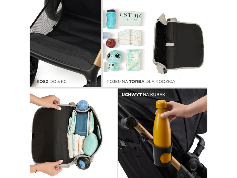 Універсальна коляска 3 в 1 Kinderkraft Moov 2 Moonlight Gray (KSMOOV02GRYEV00), Фото 8