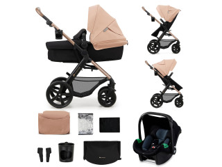 Універсальна коляска 3 в 1 Kinderkraft Moov 2 Sand Beige (KSMOOV02BEGEV00)