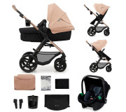 Універсальна коляска 3 в 1 Kinderkraft Moov 2 Sand Beige (KSMOOV02BEGEV00)