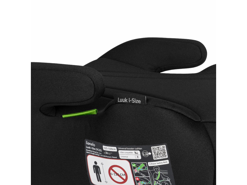 Бустер Lionelo LUUK I-SIZE BLACK, Фото 5