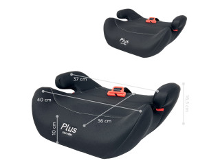 Автокрісло-бустер CARRELLO Plus CRL-11804/2 Space Black+направляючий ремінь /10/