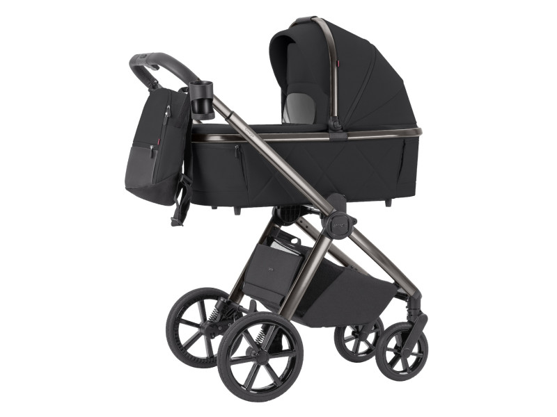 Коляска універсальна CARRELLO Omega CRL-6530/1 (2in1) Absolute Black /1/, Фото 1