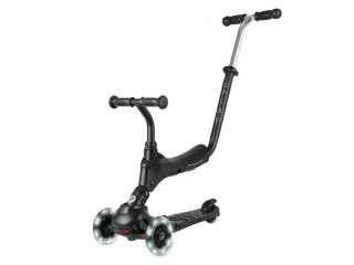 Самокат триколісний дитячий 5 в 1 Sema Pro Black