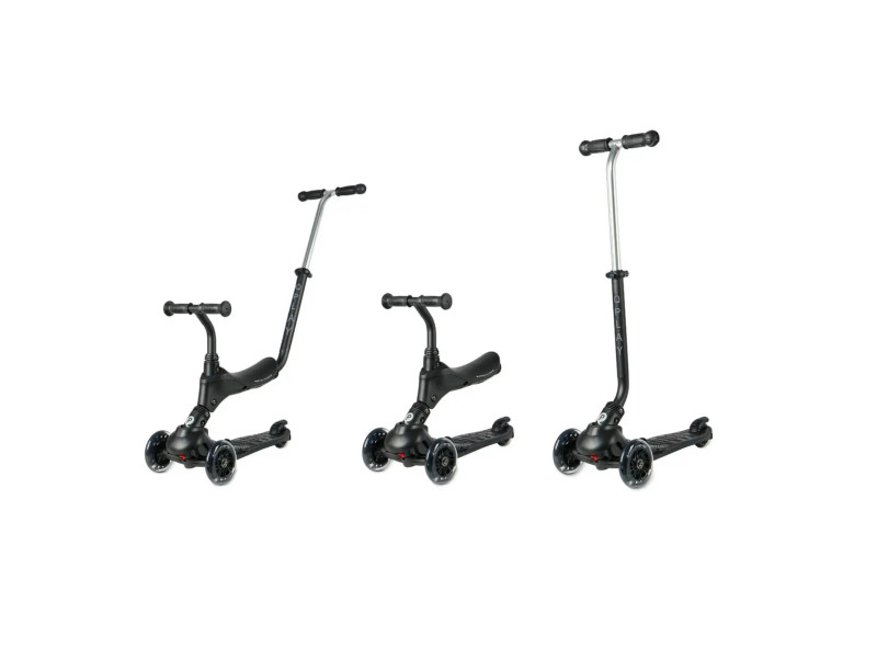 Самокат триколісний дитячий 5 в 1 Sema Pro Black, Фото 3