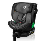 Дитяче автокрісло Lionelo HARMONY I-SIZE GREY GRAPHITE LEATHER