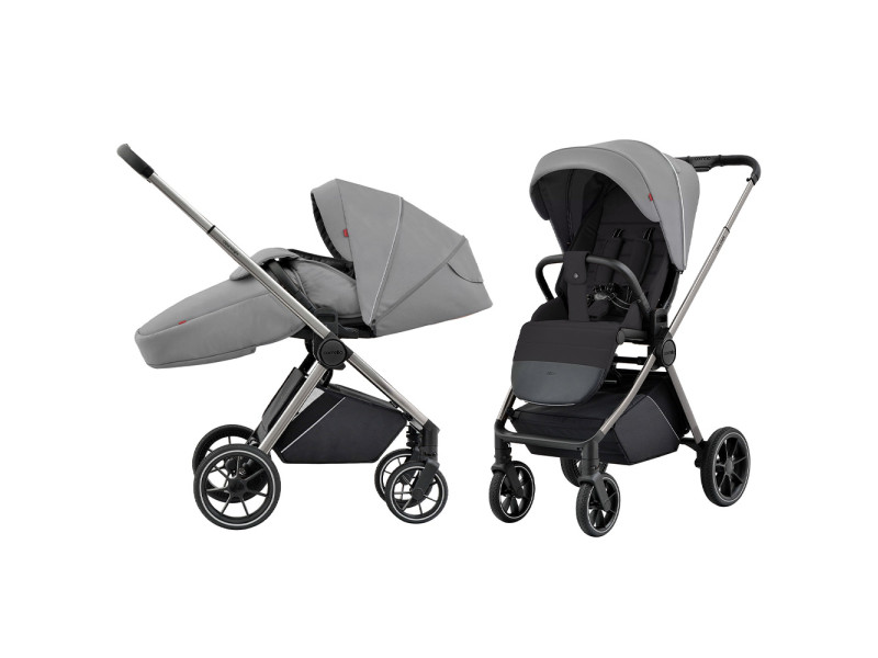 Прогулянкова коляска CARRELLO Ultra CRL-5525 Silk Grey BF /1/, Фото 3