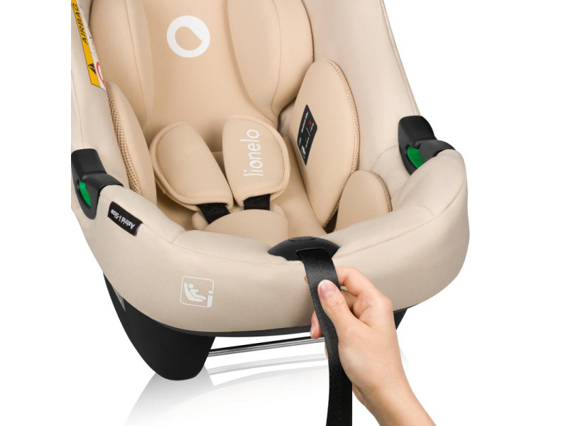 База з автокріслом Lionelo ASTRID I-SIZE SET BEIGE SAND, Фото 5