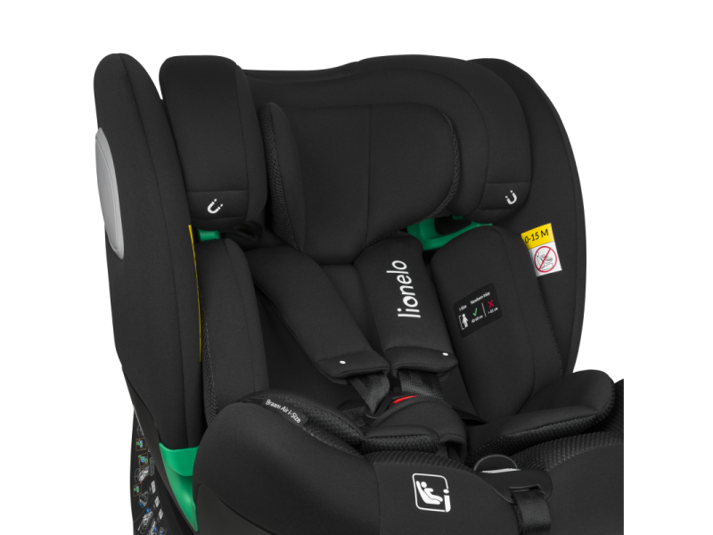 Дитяче автокрісло Lionelo BRAAM AIR I-SIZE BLACK CARBON, Фото 5