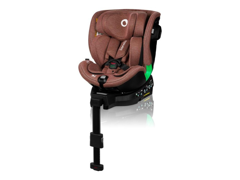 Дитяче автокрісло Lionelo HARMONY I-SIZE RED BRICK BAMBOO, Фото 3