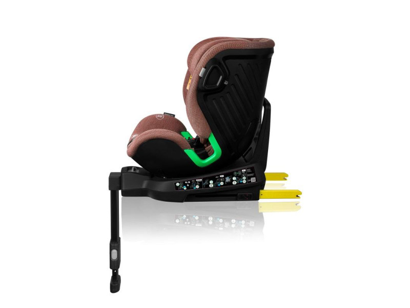 Дитяче автокрісло Lionelo HARMONY I-SIZE RED BRICK BAMBOO, Фото 4