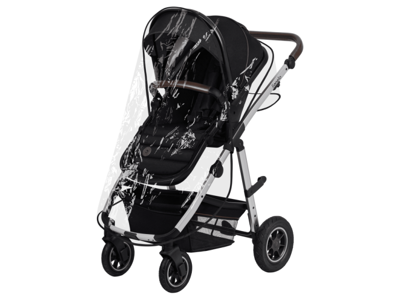 Універсальна коляска 2 в 1 Lionelo AMBER BLACK SILVER, Фото 3