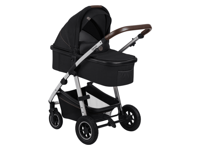 Універсальна коляска 2 в 1 Lionelo AMBER BLACK SILVER, Фото 4