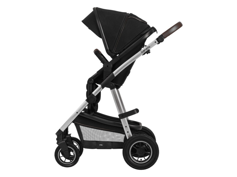 Универсальная коляска 2 в 1 Lionelo AMBER BLACK SILVER, Фото 5
