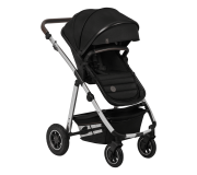 Універсальна коляска 2 в 1 Lionelo AMBER BLACK SILVER