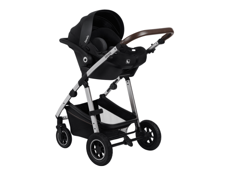 Универсальная коляска 3 в 1 Lionelo AMBER BLACK SILVER, Фото 5