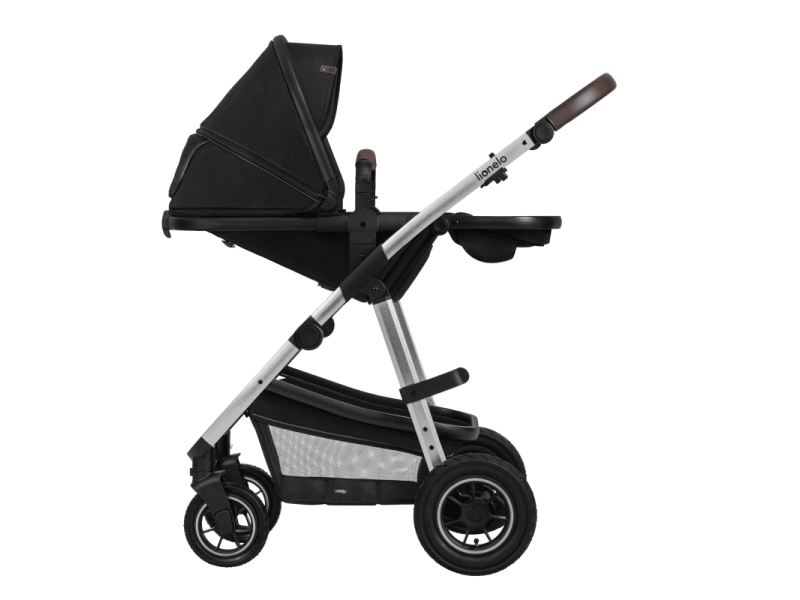 Універсальна коляска 3 в 1 Lionelo AMBER BLACK SILVER, Фото 4