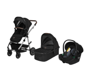 Універсальна коляска 3 в 1 Lionelo AMBER BLACK SILVER