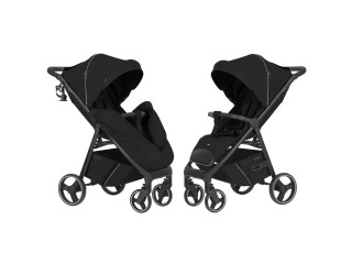 Прогулянкова коляска CARRELLO Bravo CRL-8512 BF Pure Black /1/
