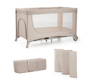Ліжко-манеж Kinderkraft Joy 2 Beige (KLJOY02BEG00000)