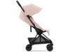 Коляска Coya Matt Black Peach Pink, Фото 11