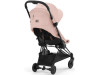 Коляска Coya Matt Black Peach Pink, Фото 13