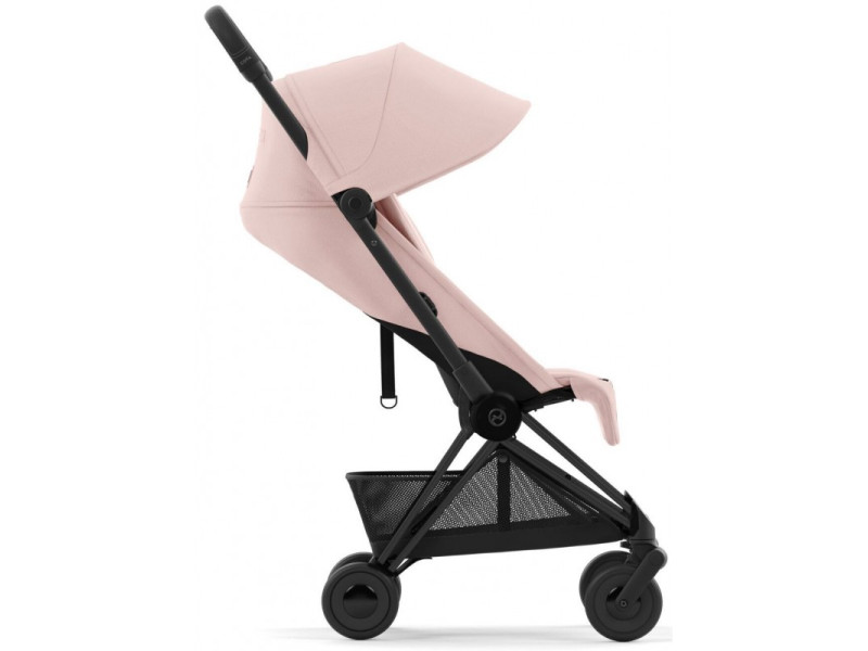 Коляска Coya Matt Black Peach Pink, Фото 5