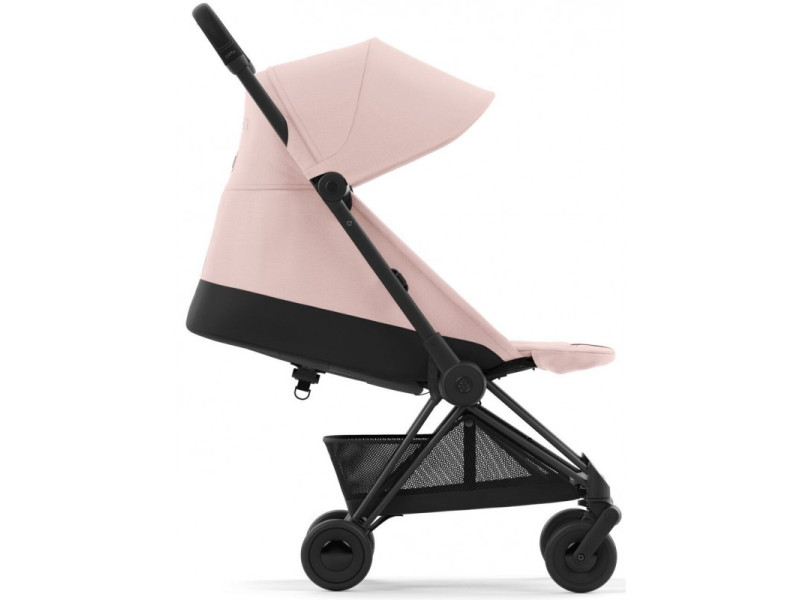 Коляска Coya Matt Black Peach Pink, Фото 6