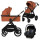 Універсальна коляска 2 в 1 Lionelo LAYLA 2IN1 BROWN RUST