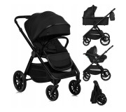 Універсальна коляска 2 в 1 Lionelo LAYLA 2IN1 BLACK ONYX