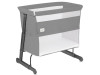 Ліжечко дитяче   5в1  Lionelo THOMI PLUS GREY CONCRETE, Фото 9