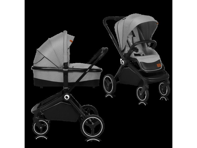 Універсальна коляска 2 в 1 Lionelo MIKA PLUS 2IN1 GREY STONE, Фото 1