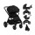 Універсальна коляска 3 в 1 Lionelo LAYLA 3IN1 BLACK ONYX