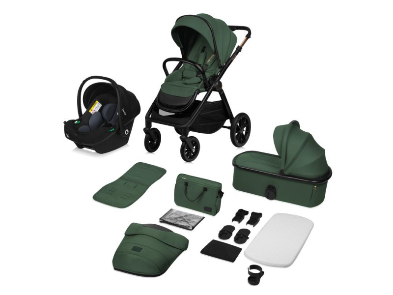 Універсальна коляска 3 в 1 Lionelo LAYLA 3IN1 GREEN FOREST, Фото 4