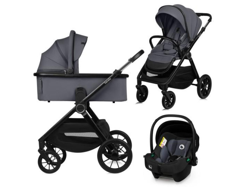 Універсальна коляска 3 в 1 Lionelo LAYLA 3IN1 GREY STONE, Фото 6