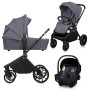 Універсальна коляска 3 в 1 Lionelo MIKA  PLUS 3IN1 GREY STONE
