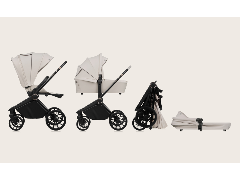 Универсальная коляска 3 в 1 Lionelo MIKA PLUS 3IN1 BEIGE SAND, Фото 3