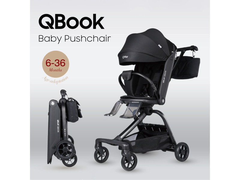 Коляска QBOOK Black, Фото 7