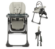 Стульчик для кормления Kinderkraft Tummie Grey (KHTUMM00GRY0000)