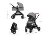 Універсальна коляска 3 в 1 Kinderkraft Esme Moonlight Grey (KSESME00GRY3000), Фото 28