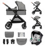 Універсальна коляска 3 в 1 Kinderkraft Esme Moonlight Grey (KSESME00GRY3000)