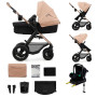 Універсальна коляска 3 в 1 Kinderkraft Moov 2 Air Sand Beige (KSMOOV02BEG0000)
