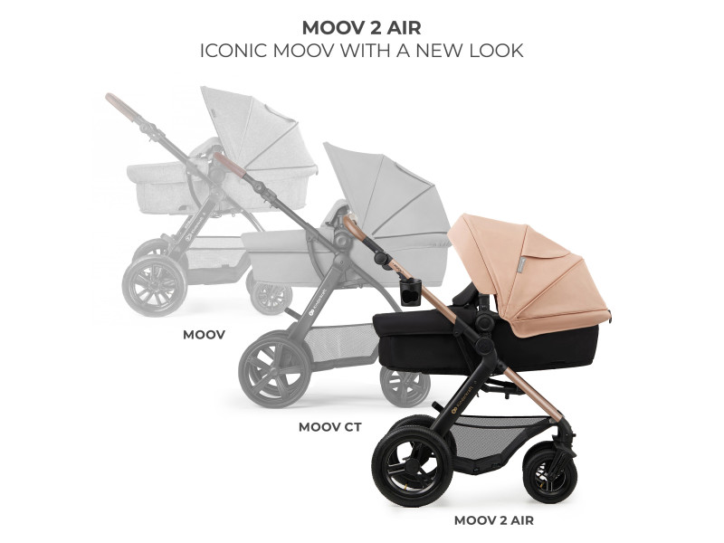 Універсальна коляска 3 в 1 Kinderkraft Moov 2 Air Sand Beige (KSMOOV02BEG0000), Фото 27
