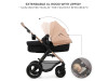 Універсальна коляска 3 в 1 Kinderkraft Moov 2 Air Sand Beige (KSMOOV02BEG0000), Фото 31