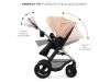 Універсальна коляска 3 в 1 Kinderkraft Moov 2 Air Sand Beige (KSMOOV02BEG0000), Фото 32